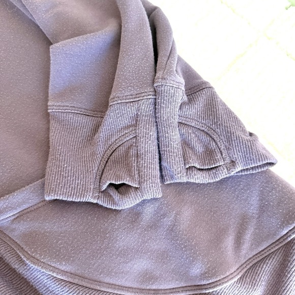 Athleta Girl Purple Open Front Sweatshirt Cardigan Size XXL Pockets Casual - Picture 6 of 8